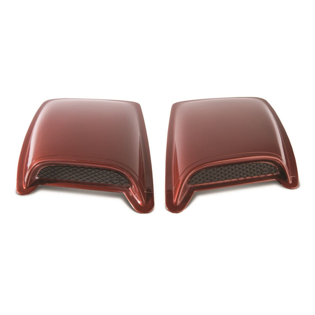 Auto Ventshade 80002 Medium 2-Piece Hood Scoop with Smooth Black Finish