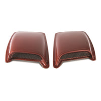 Auto Ventshade 80002 Medium 2-Piece Hood Scoop with Smooth Black Finish