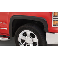 Bushwacker 40941-02 Black OE-Style Smooth Finish 4-Piece Fender Flare Set for 2007-2013 Chevrolet Silverado 1500; Fits 69.3 In. Bed