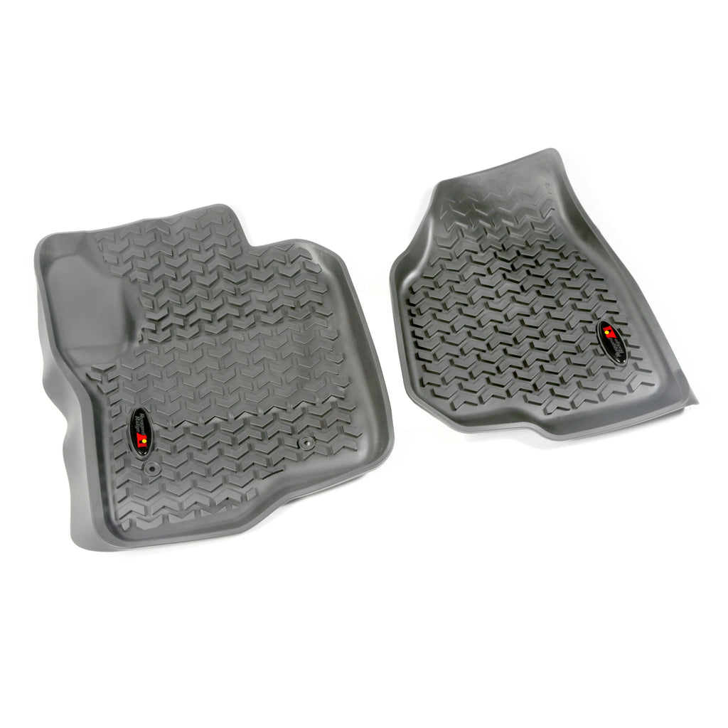 Rugged Ridge 84902.30 | Floor Liners, Front, Gray; 12-16 Ford F-250/F-350 Reg/Ext/SuperCrew