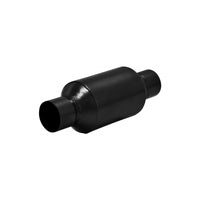 Flowmaster 815425S Outlaw Race Muffler Short 409S - 2.50 in. Center In Center Out - Aggressive