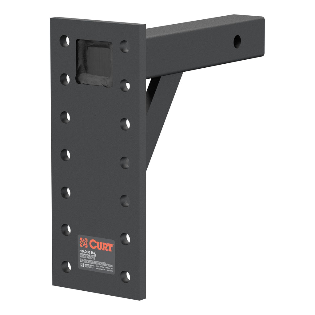 Adjustable Pintle Mount (2" Shank 10000 lbs. 13" High 10" Long)