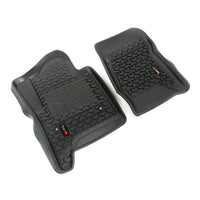 Rugged Ridge 82901.04 | Floor Liner, Front; Black, 2014-2018 Chevrolet / GMC Silverado / Sierra 1500 Regular / Extended / Crew Cab, 15-20 2500 / 3500 Regular / Doube / Crew Cab / Suburban / Tahoe / Escalade / Yukon / Yukon XL