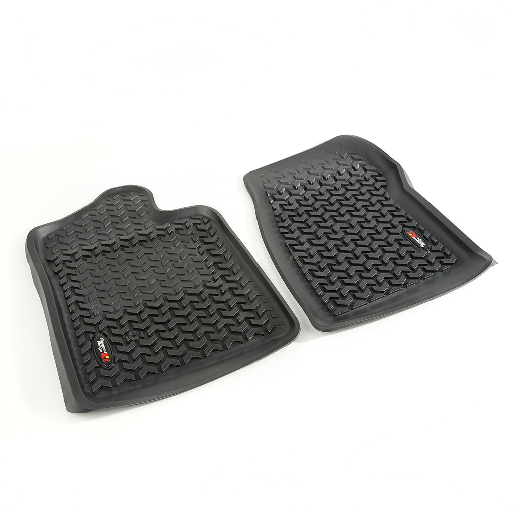 Rugged Ridge 82901.21 | Floor Liners, Front, Black; 07-13 GM Regular Cab Pickup