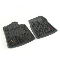 Rugged Ridge 82901.21 | Floor Liners, Front, Black; 07-13 GM Regular Cab Pickup
