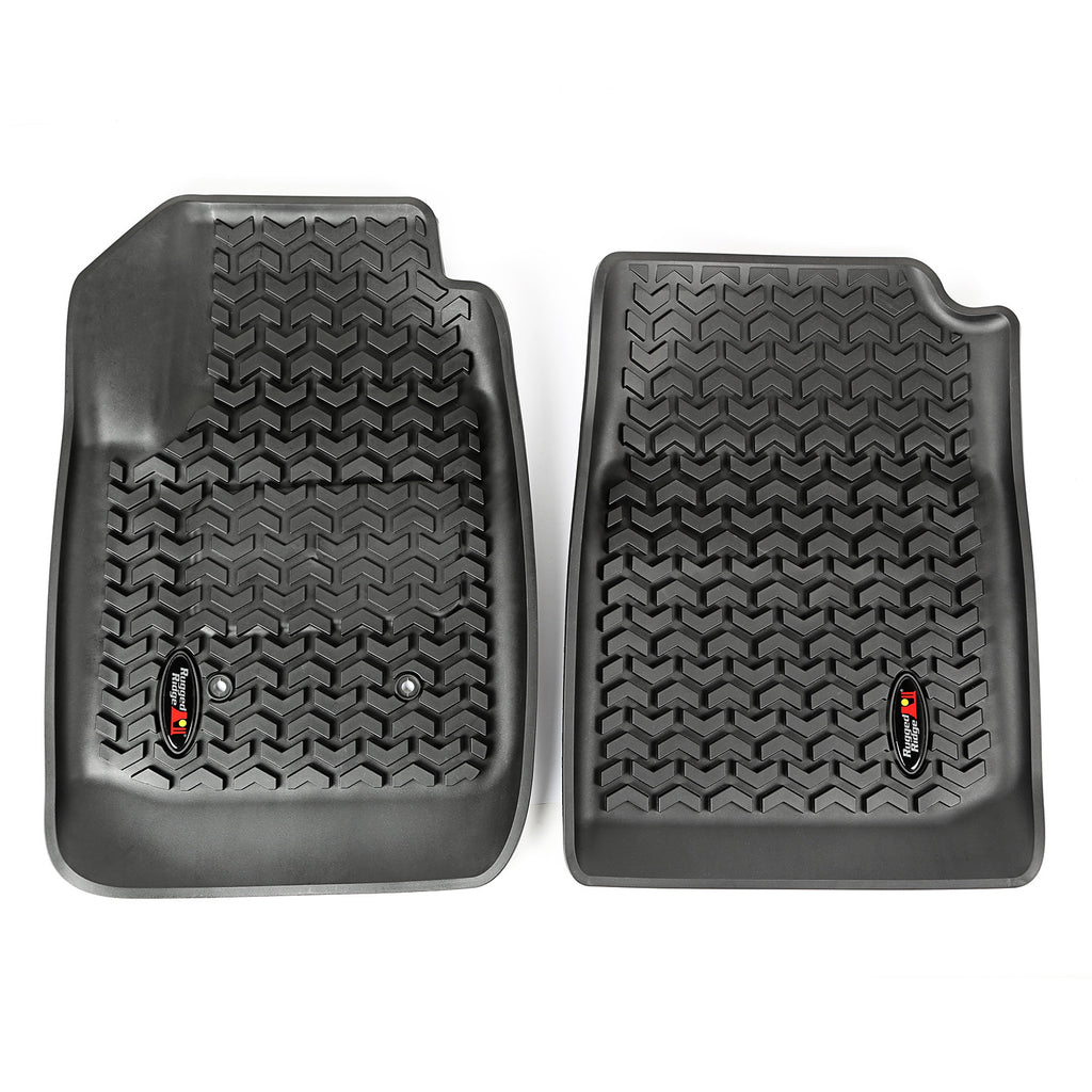 Rugged Ridge 82901.31 | Floor Liners, Front, Black; 15-16 Chevrolet Colorado/GMC Canyon