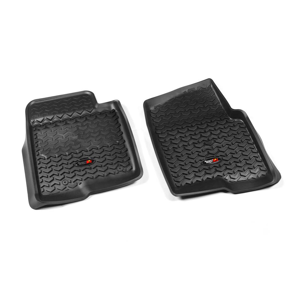 Rugged Ridge 82902.31 | Floor Liners, Front, Black; 11-14 Ford F-150
