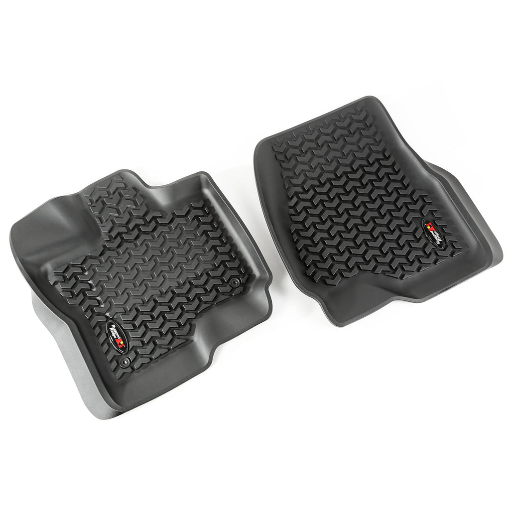 Rugged Ridge 82902.33 | Floor Liner, Front; Black, 2015-2020 Ford F-150 / Raptor / Extended / Super Crew Cab