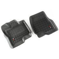 Rugged Ridge 82902.33 | Floor Liner, Front; Black, 2015-2020 Ford F-150 / Raptor / Extended / Super Crew Cab