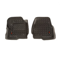 Rugged Ridge 82902.40 | Floor Liner, Front Pair, Black; 17-18 Ford F-250