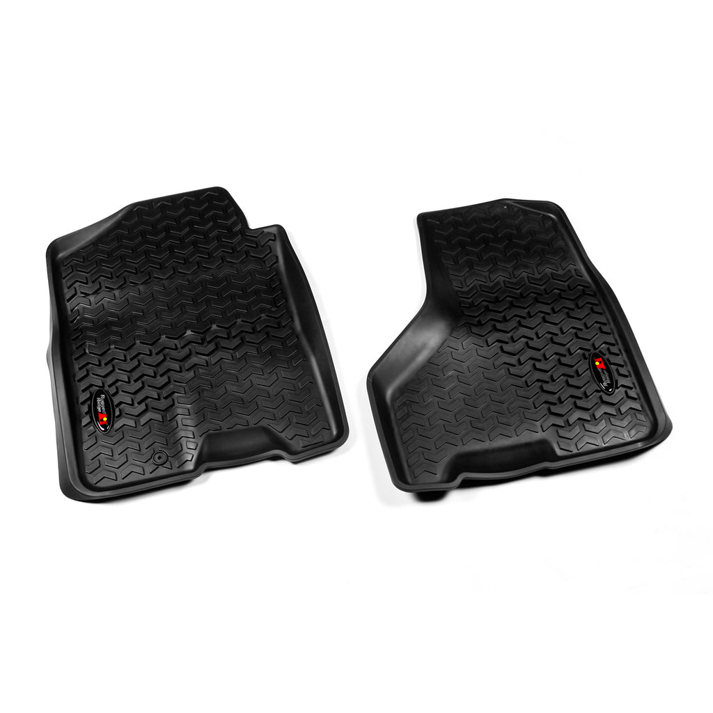 Rugged Ridge 82903.04 | Floor Liners, Front, Black; 09-11 Dodge Ram 1500/2500/3500