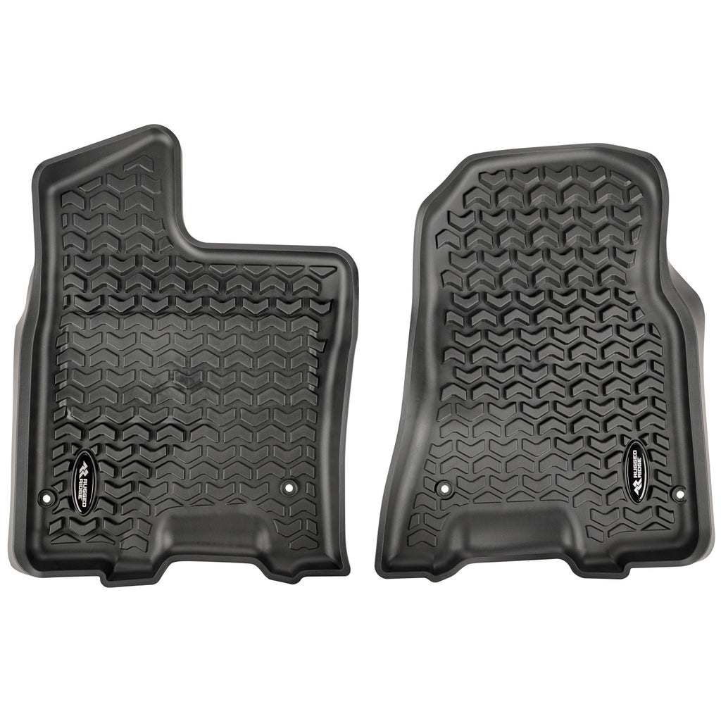 Rugged Ridge 82903.13 | Floor Liner Set, Front, Pair, Black; 2019 RAM 1500