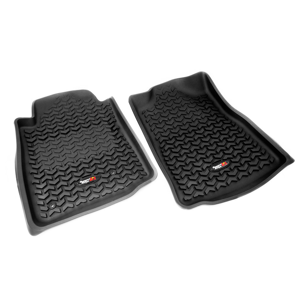 Rugged Ridge 82904.10 | Floor Liners, Front, Black, Automatic; 05-11 Toyota Tacoma