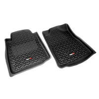 Rugged Ridge 82904.10 | Floor Liners, Front, Black, Automatic; 05-11 Toyota Tacoma