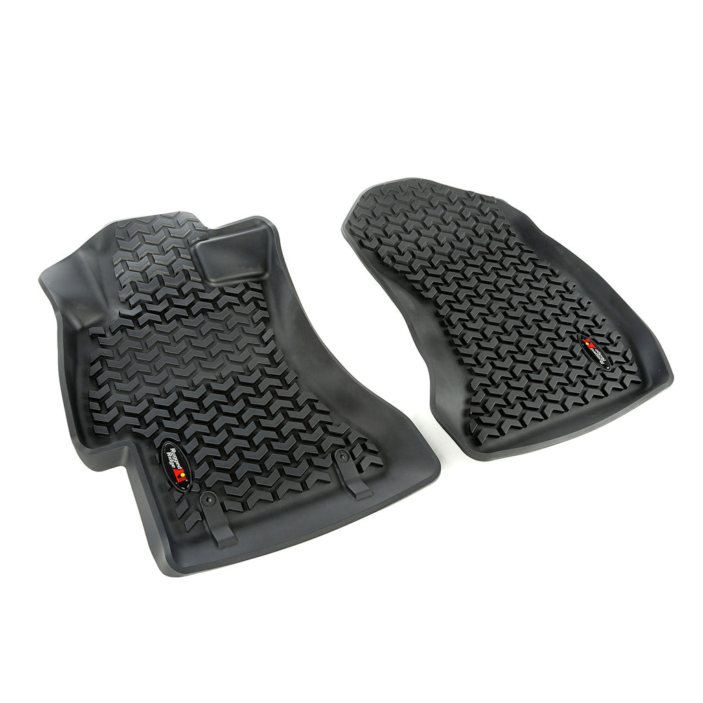 Rugged Ridge 82906.01 | Floor Liner Kit, Front, Black; 14-16 Subaru Forester