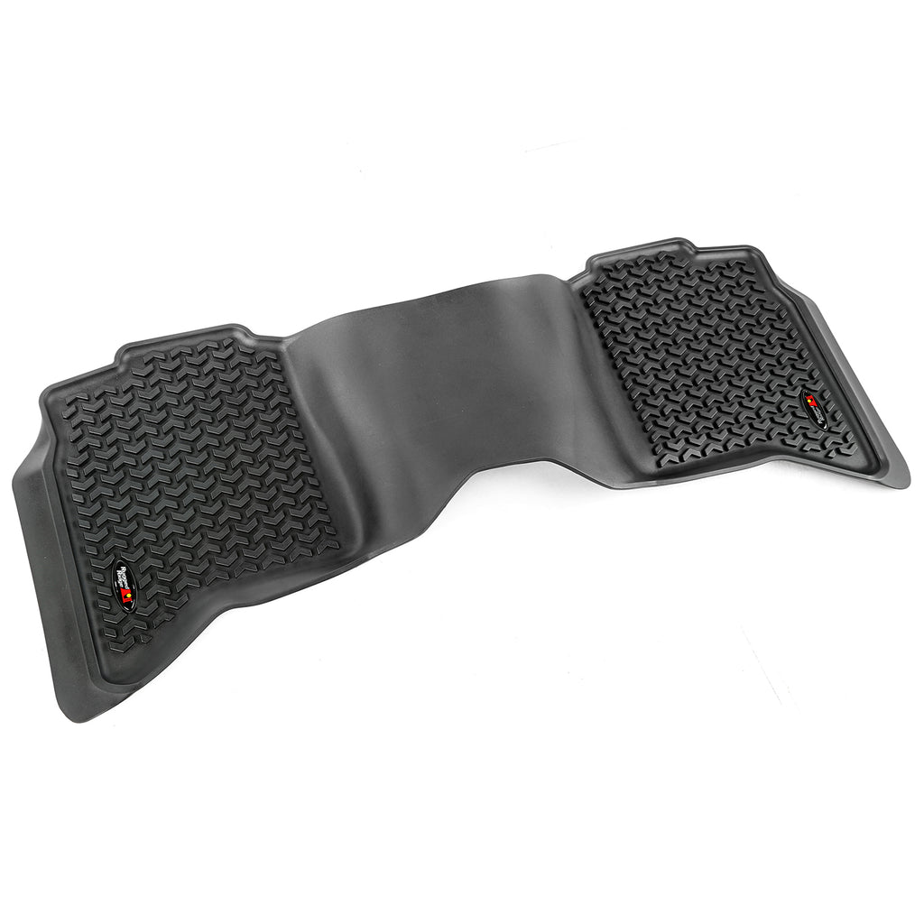 Rugged Ridge 82953.11 | Floor Liner Kit, Rear, Black; 09-16 Ram 1500/2500/3500 Crew Cab