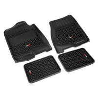 Rugged Ridge 82987.01 | Floor Liners, Kit, Black; 07-13 Chevrolet/GMC Fullsize Pickup/SUV