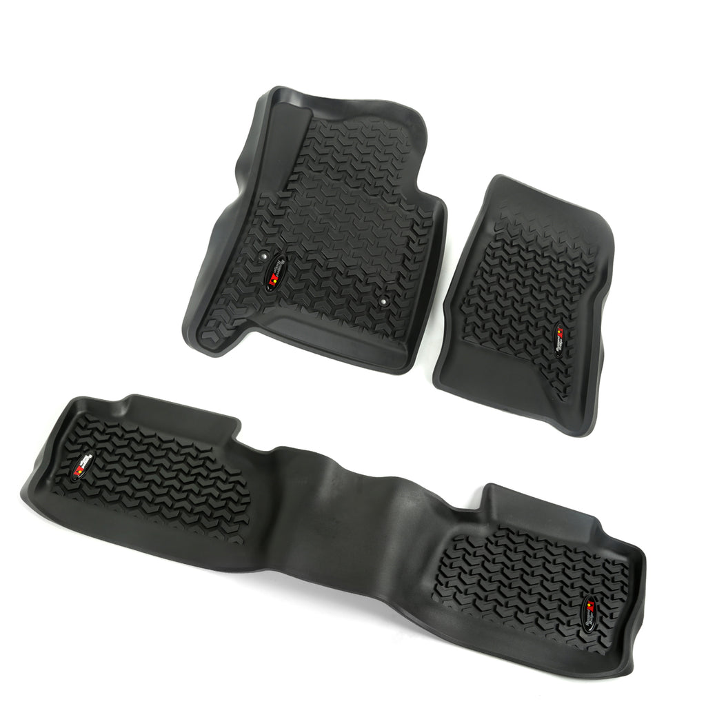 Rugged Ridge 82987.03 | Floor Liners, Kit, Black; 14-16 GM Crew Cab Pickup