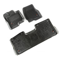 Rugged Ridge 82987.05 | Floor Liner Kit, Black; 15-18 Ford F-150
