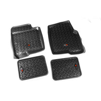 Rugged Ridge 82987.23 | Floor Liners, Kit, Black; 09-14 Ford F-150 Regular