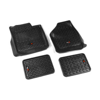Rugged Ridge 82987.26 | Floor Liners, Kit, Black; 08-10 F-250/F-350 Regular/Ext Cab/SuperCrew