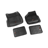 Rugged Ridge 82987.27 | Floor Liners, Kit, Black; 99-07 F-250/F-350 Regular/Ext Cab/SuperCrew