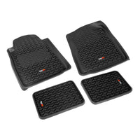 Rugged Ridge 82987.60 | Floor Liners, Kit, Black; 05-11 Toyota Tacoma Access/Double