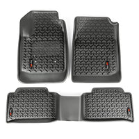 Rugged Ridge 82989.04 | Floor Liners Kit, Frnt/Rr, Black; 15-16 Chevrolet Colorado/GMC Canyon