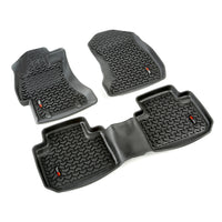 Rugged Ridge 82989.59 | Floor Liners, Front/Rear, Black; 14-16 Subaru Forester