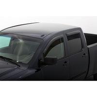 Auto Ventshade 94858 Original Ventvisor Side Window Deflector Dark Smoke 4-Piece Set for 2004-2015 Nissan Titan Crew Cab