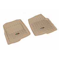 Rugged Ridge 83902.01 | Floor Liners, Front, Tan; 04-08 Ford F-150/06-08 Lincoln Mark LT