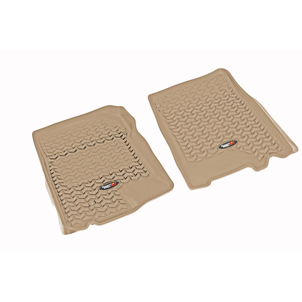 Rugged Ridge 83902.05 | Floor Liners, Front, Tan; 97-03 Expedition/F-150/Navigator/Blackwood