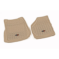 Rugged Ridge 83902.07 | Floor Liners, Front, Tan; 99-07 Ford F-250/F-350 Ext/Reg/SuperCrew