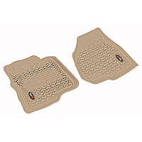 Rugged Ridge 83902.08 | Floor Liners, Front, Tan; 11-12 Ford F-250/F-350 Reg/Ext/SuperCrew