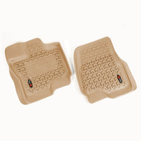 Rugged Ridge 83902.33 | Floor Liner, Front; Tan, 2015-2020 Ford F-150 / Raptor / Extended / Super Crew Cab