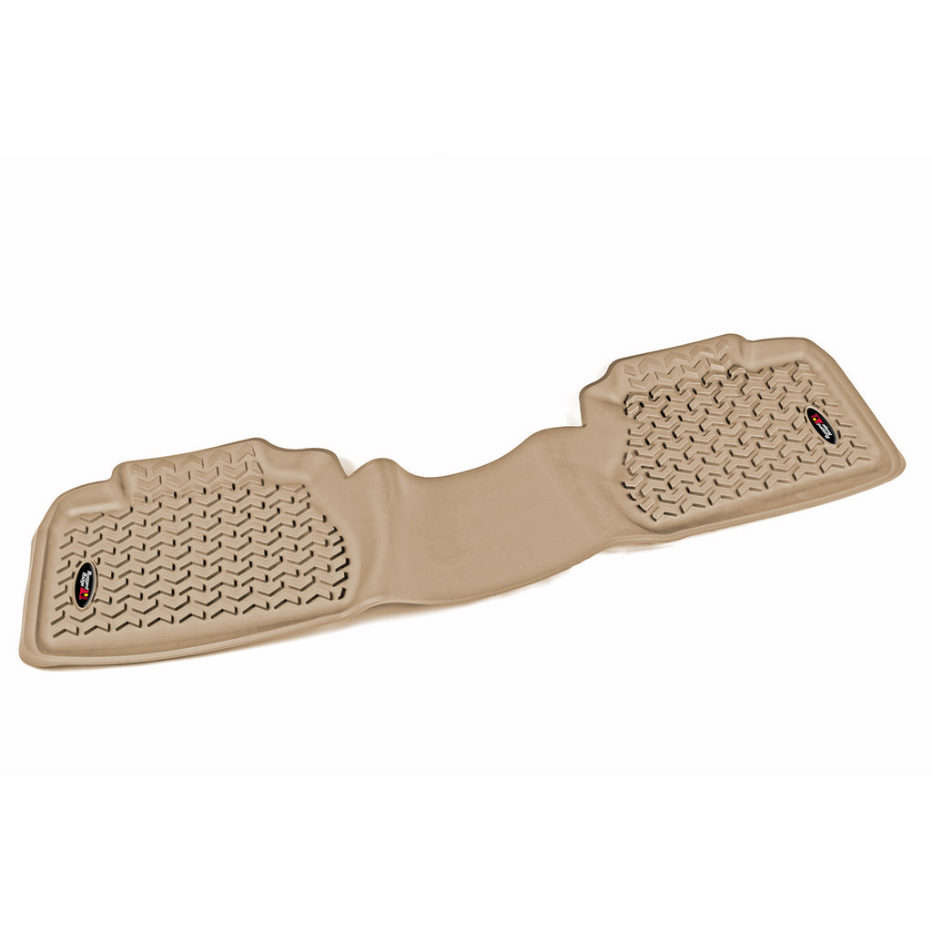 Rugged Ridge 83951.11 | Floor Liners, Rear, Tan; 07-13 Silverado/Sierra 1500 Extended