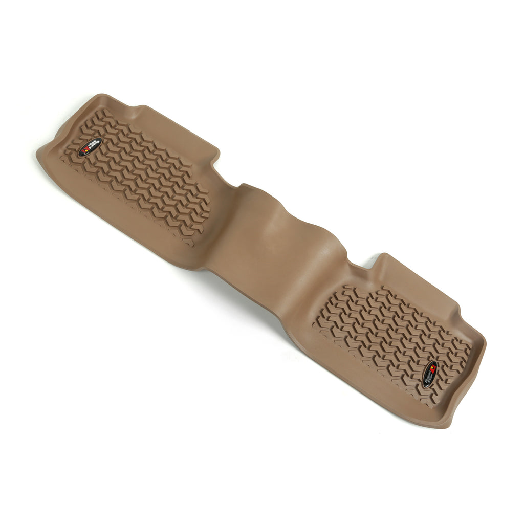Rugged Ridge 83951.14 | Floor Liners, Rear, Tan; 14-16 GM Crew/Double Cab