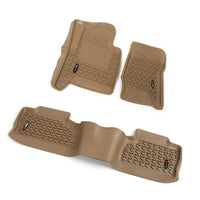 Rugged Ridge 83987.03 | Floor Liners, Kit, Tan; 14-16 GM Crew Cab Pickup