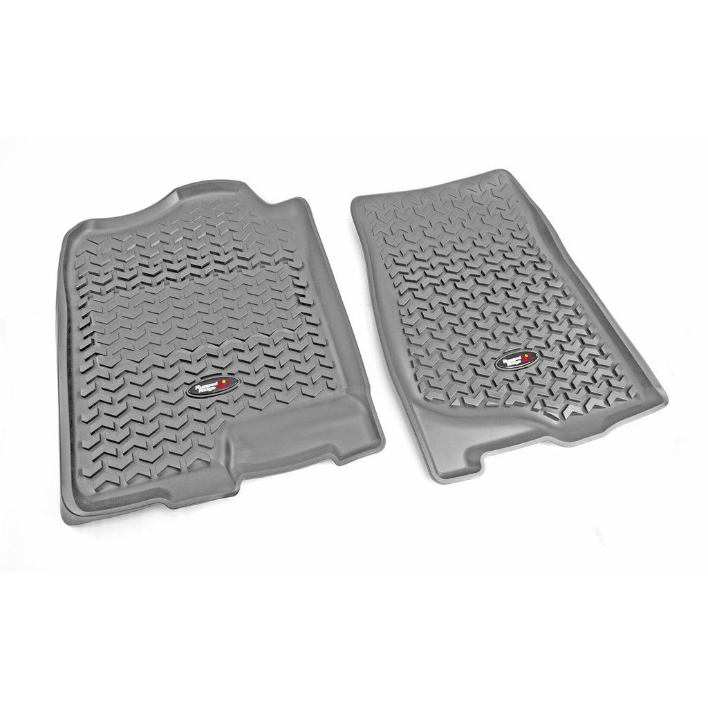 Rugged Ridge 84901.01 | Floor Liners, Front, Gray; 07-14 GM Fullsize Pickup/SUV