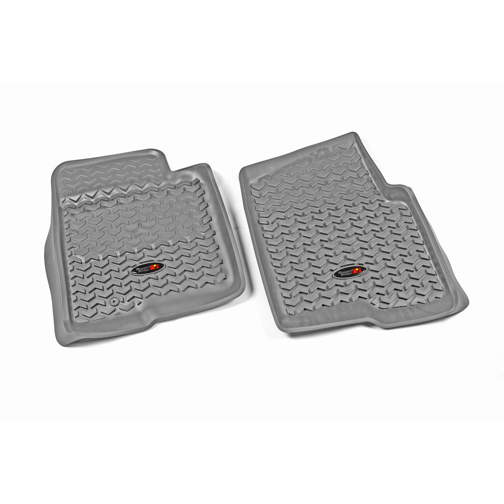 Rugged Ridge 84902.03 | Floor Liners, Front, Gray; 09-10 Ford F-150 Ext/Reg/SuperCrew