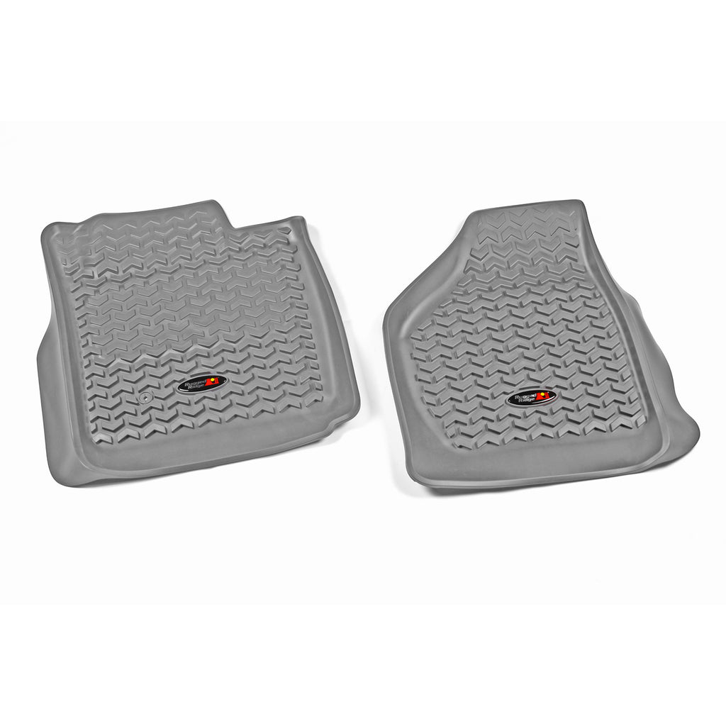 Rugged Ridge 84902.06 | Floor Liners, Front, Gray; 08-10 Ford F-250/F-350 Reg/Ext/SuperCrew