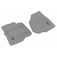 Rugged Ridge 84902.08 | Floor Liners, Front, Gray; 11-12 Ford F-250/F-350 Reg/Ext/SuperCrew