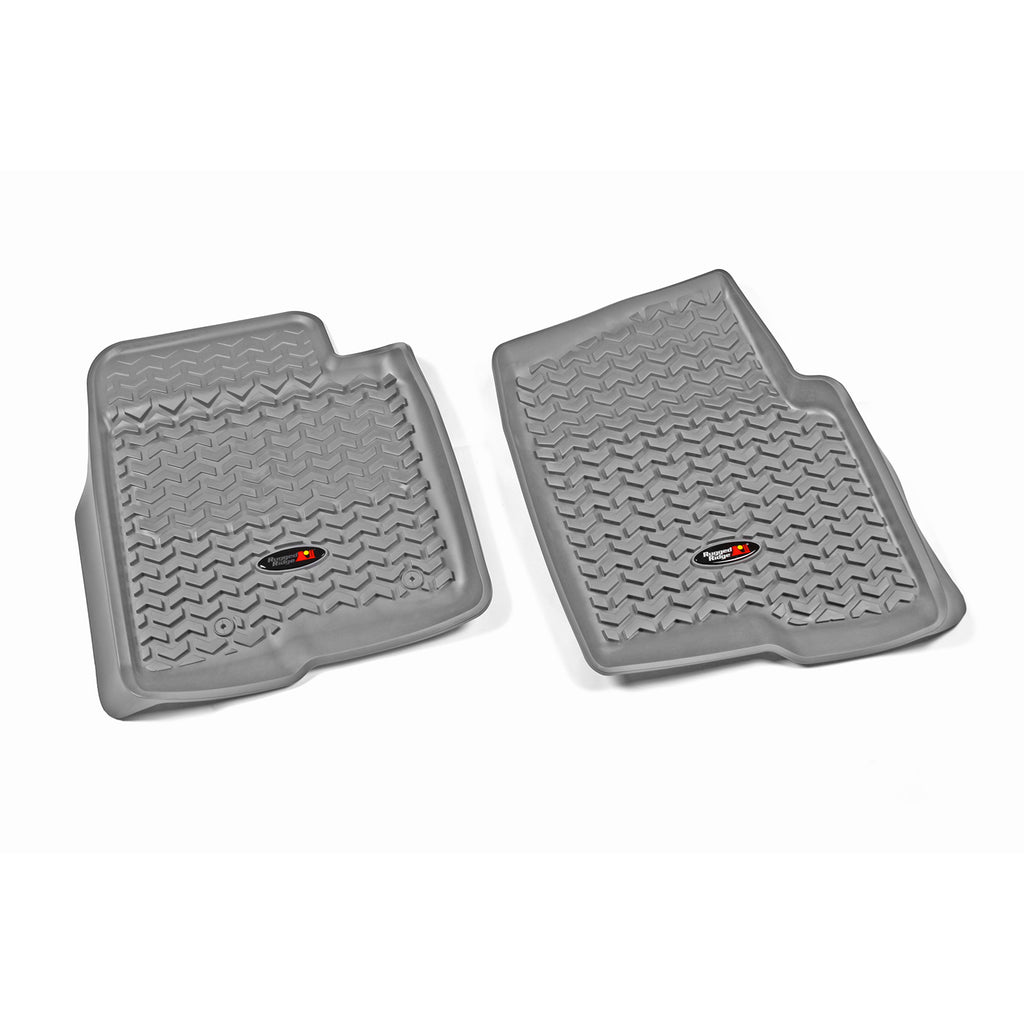 Rugged Ridge 84902.31 | Floor Liners, Front, Gray; 11-14 Ford F-150