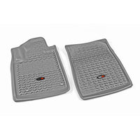 Rugged Ridge 84904.21 | Floor Liner, Front; Gray, 2012-2020 Toyota Sequoia / Tundra Regular / Double Cab / Crew Max