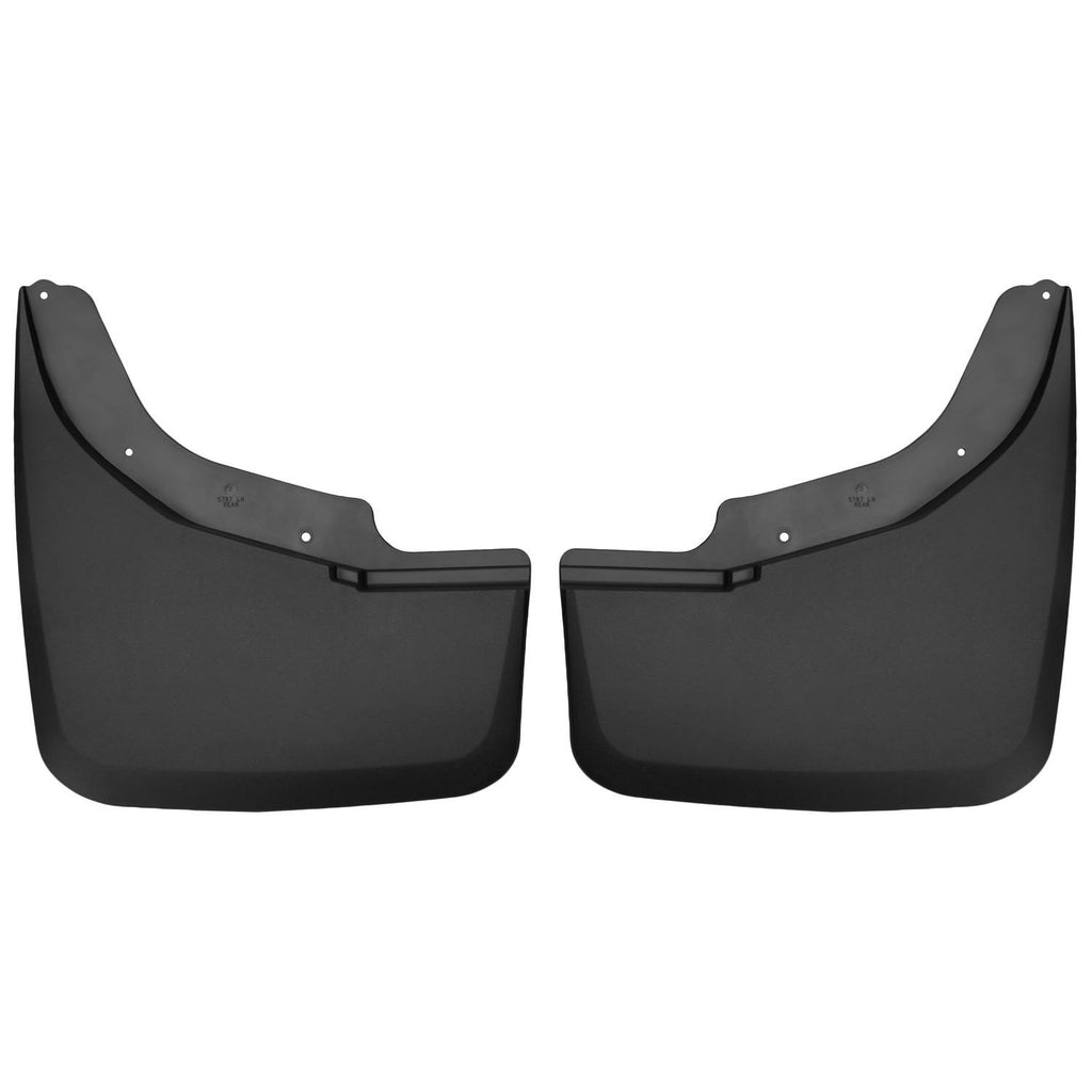 Husky Liners 57871 | Husky Liners Dually Rear Mud Guards, Fits 15-18 SILVERADO/SIERRA DUALLY REAR MUD GUARDS BLACK
