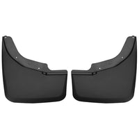 Husky Liners 57871 | Husky Liners Dually Rear Mud Guards, Fits 15-18 SILVERADO/SIERRA DUALLY REAR MUD GUARDS BLACK