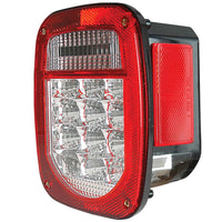 ANZO USA-861037 | Tail Light Assembly; LED; Red/Clear Lens; w/License Plate Bracket And Extra Red Lens;