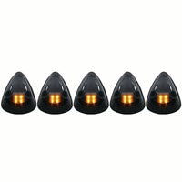 ANZO USA-861076 | Cab Roof Light Assembly; Smoke Lens; 5 pc.; LED Replacement For Factory Cab Lights Only; Does Not Incl. Harness;