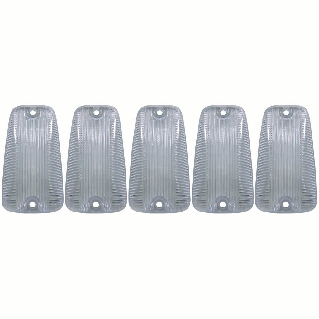ANZO USA-861084 | Cab Roof Light Assembly; Clear Lens; 5 pc.; LED Replacement For Factory Cab Lights Only; Does Not Incl. Harness;