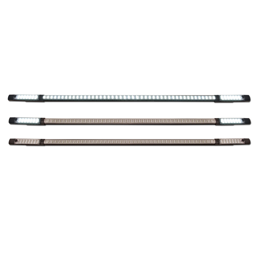 ANZO USA-861134 | LED Utility Light Bar; Chrome; 60 in.; w/Rechargeable Flash Lights;